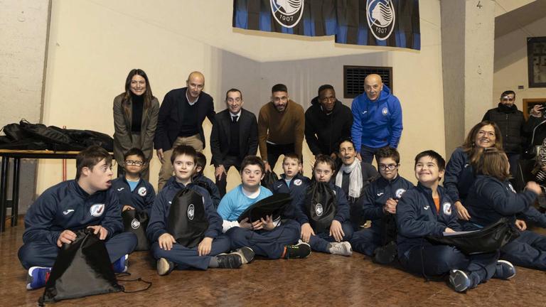 Atalanta For Special, festa di Natale con il vivaio For Special
