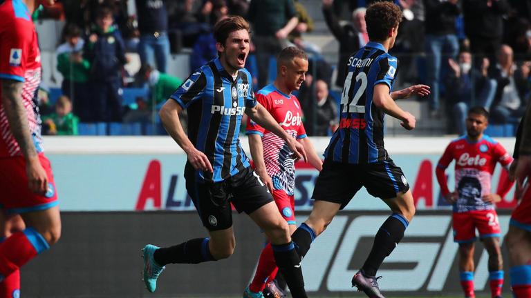 Atalanta-Napoli, esultanza de Roon