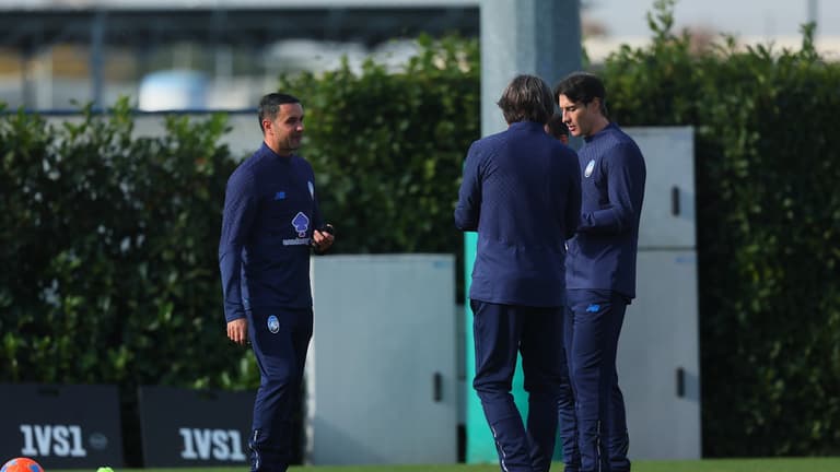Raffaele Palladino Head Coach-Atalanta training session--1227