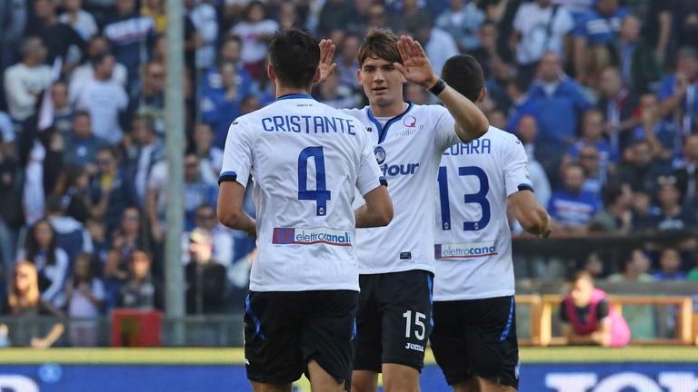 Cristante e de Roon in Sampdoria-Atalanta 2017/18