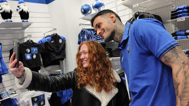 Gianluca Scamacca Meet&Greet presso Atalanta Store Bergamo Centro-0062
