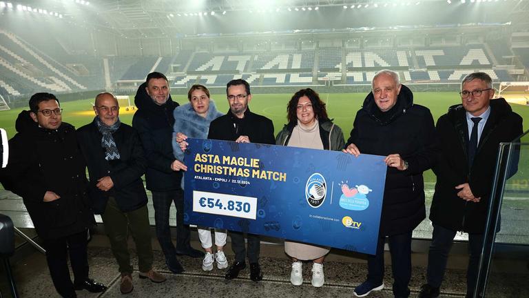 Asta Maglie Xmas Match 2024 | Consegna maxi-assegno | 25-02-2025