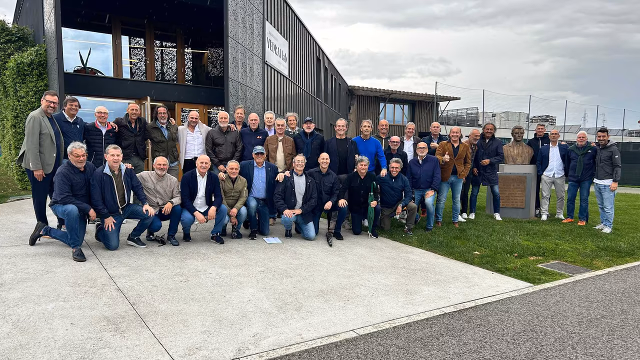 Ex atalantini in visita al Centro Bortolotti