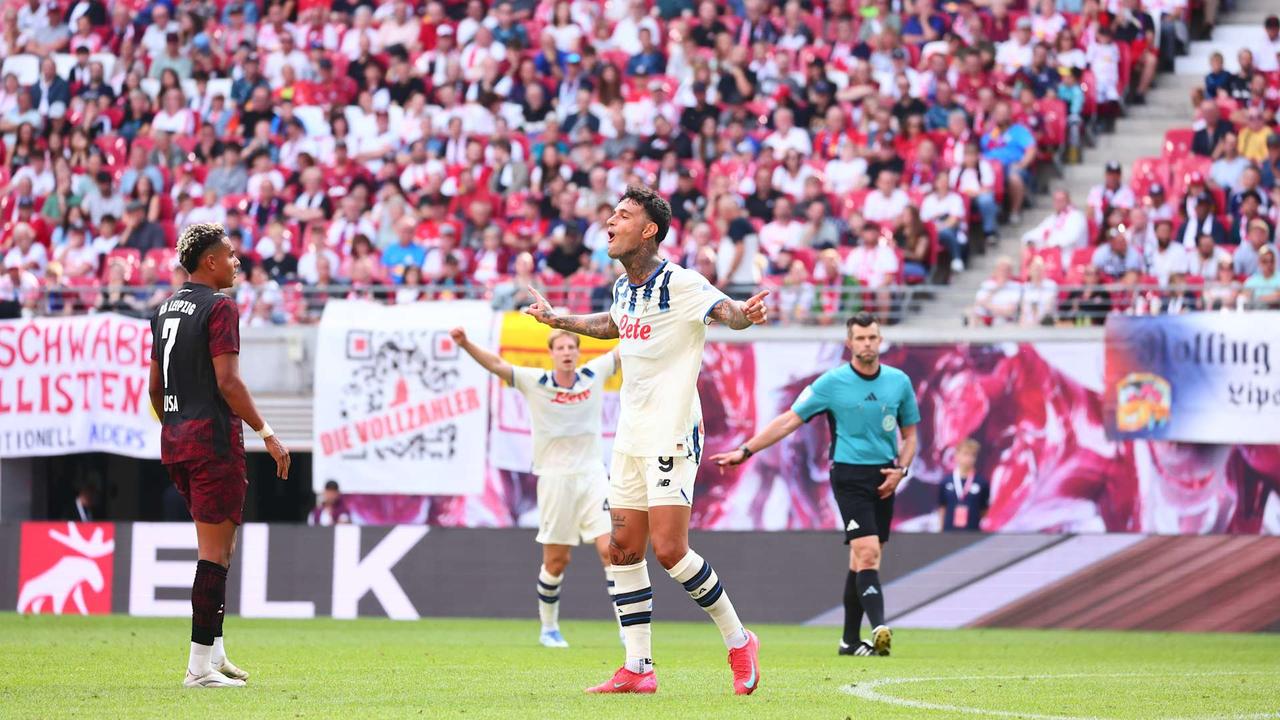 RB Lipsia-Atalanta 1-2, Gianluca Scamacca: "Felicissimo di essere tornato"