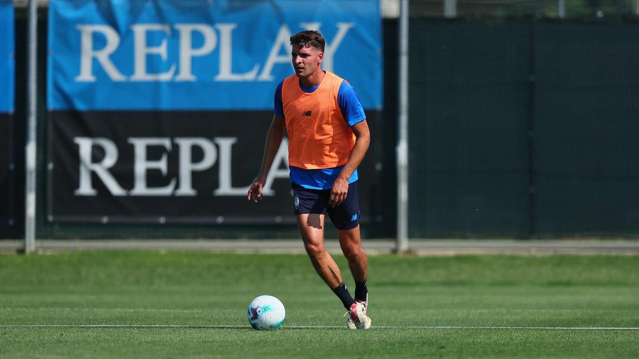 Allenamento della vigilia di Atalanta-Pisa