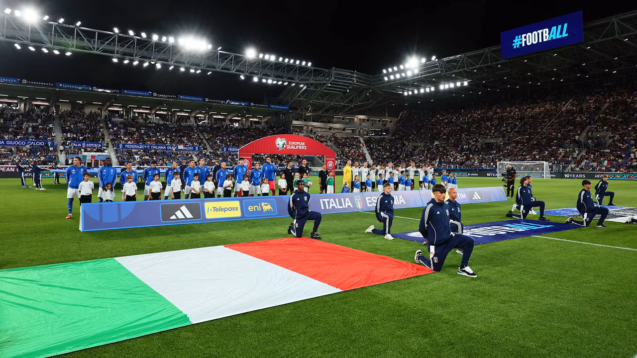 Allo Stadio di Bergamo l'Italia supera 5-0 l'Estonia