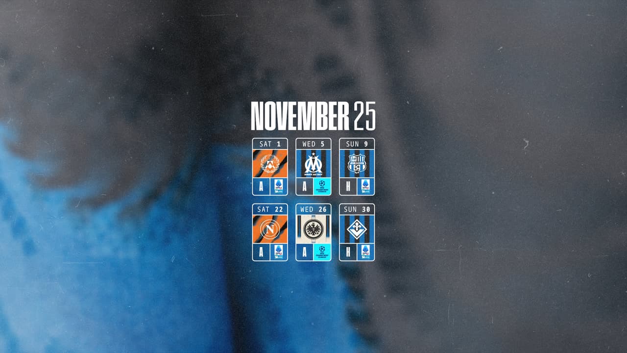 Gli impegni del mese, novembre