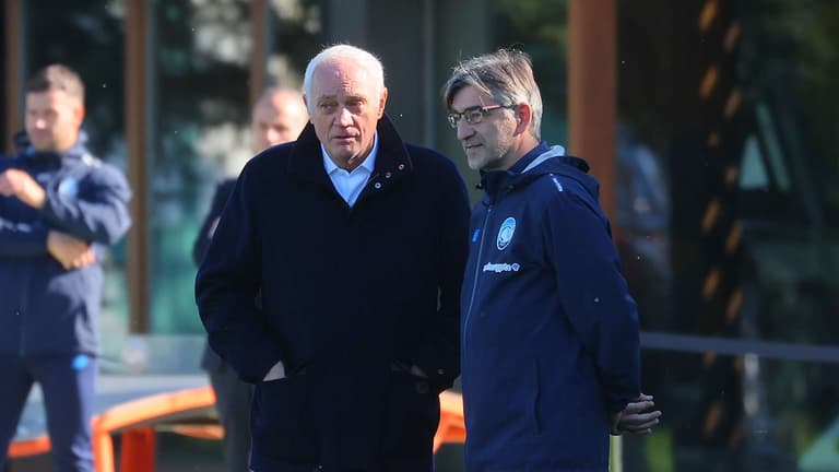 antonio percassi e juric ivan-UCL League Phase MD4 Training-0009