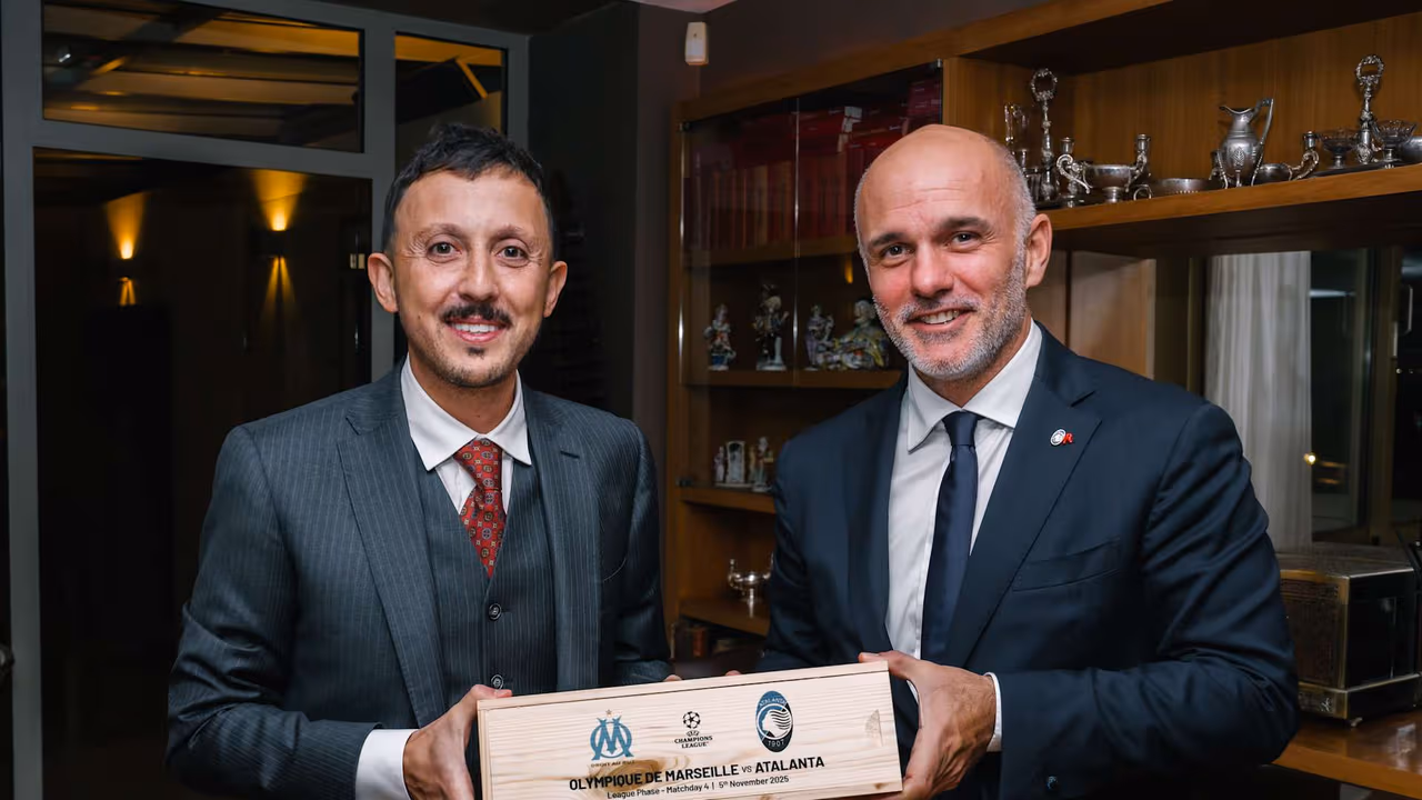 Olympique de Marseille-Atalanta, il momento fair-play 