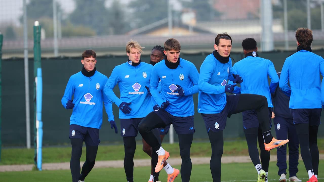 Eintracht Francoforte-Atalanta, l'allenamento della vigilia | UCL MD5 League Phase