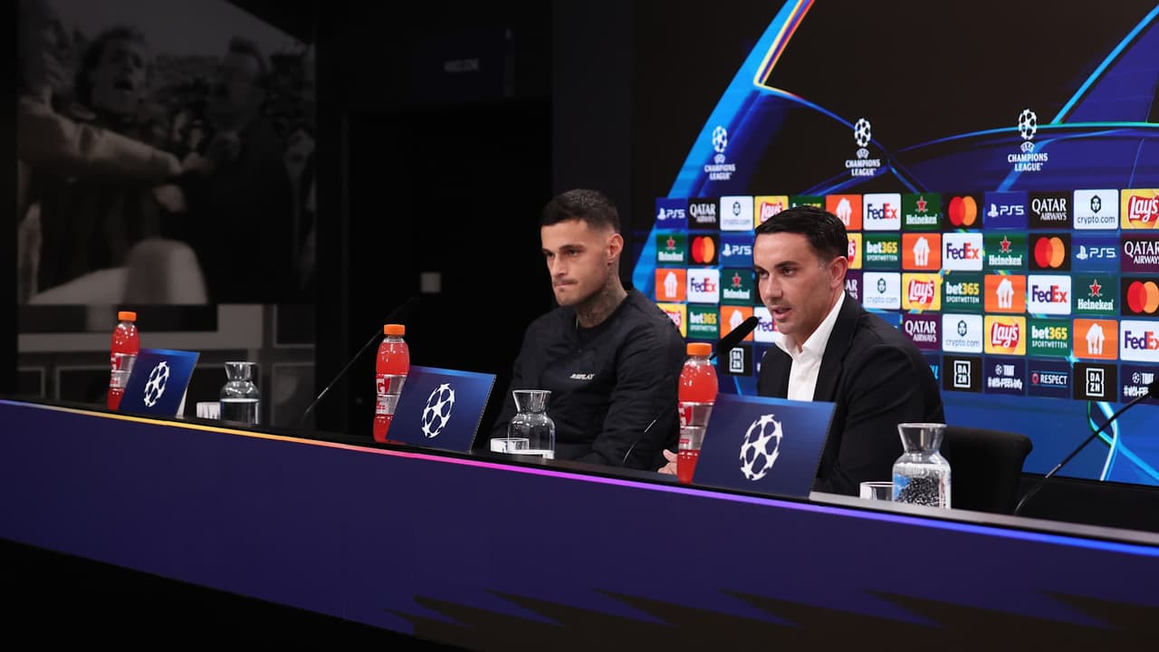 Eintracht Francoforte-Atalanta, la conferenza stampa di Palladino e Scamacca | UCL MD5 League Phase