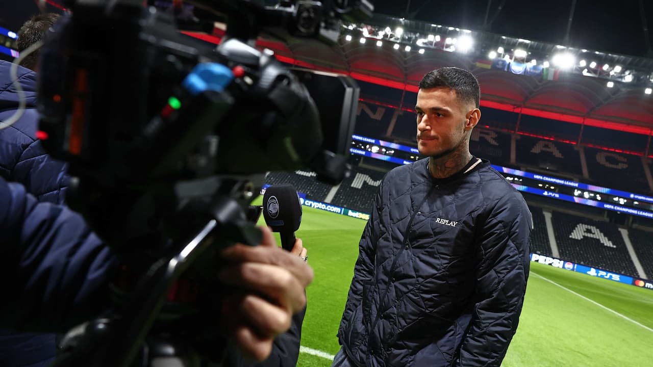 Eintracht Francoforte-Atalanta, Gianluca Scamacca: "Mi aspetto una partita fisica e tosta" | UCL MD5 League Phase