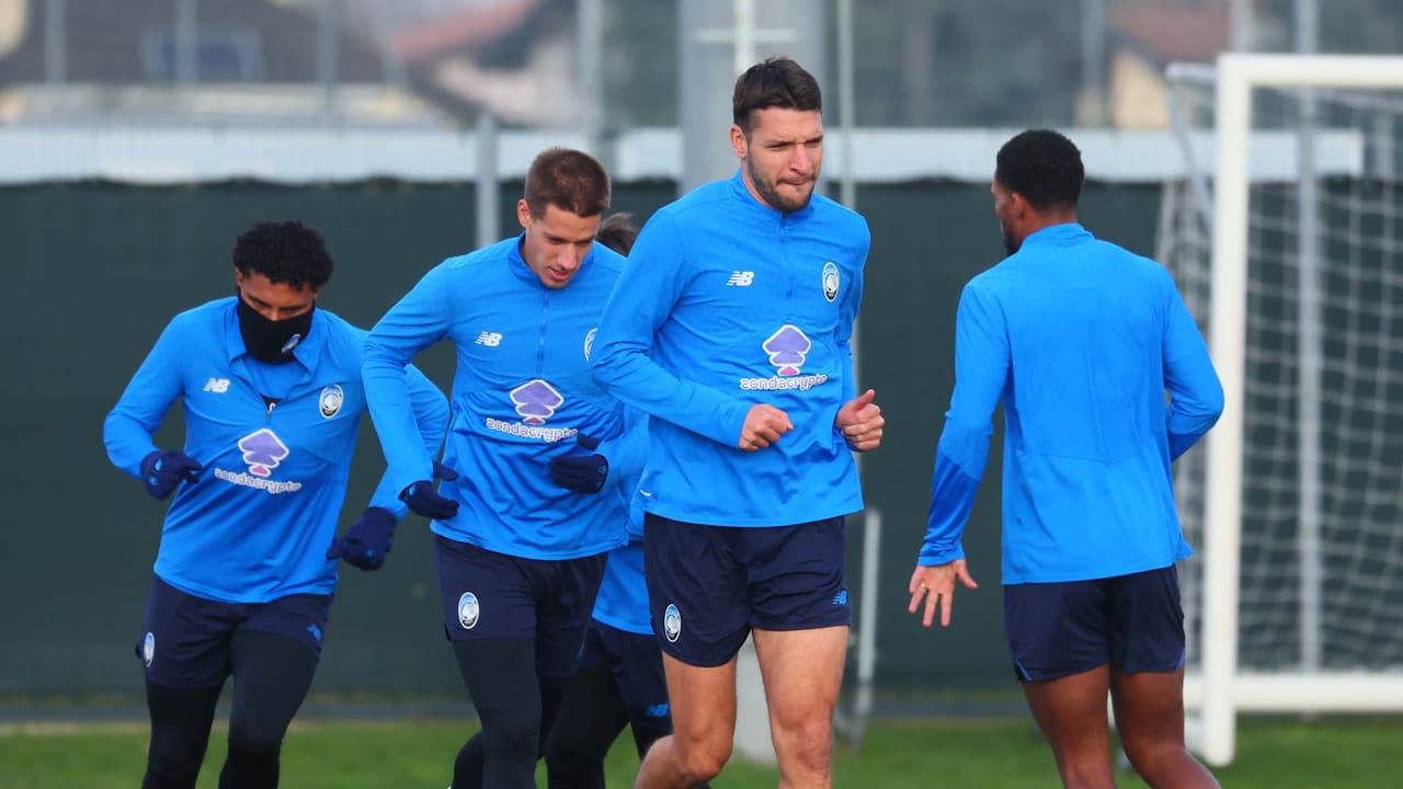 Allenamento pomeridiano per iniziare a preparare il match di Coppa Italia