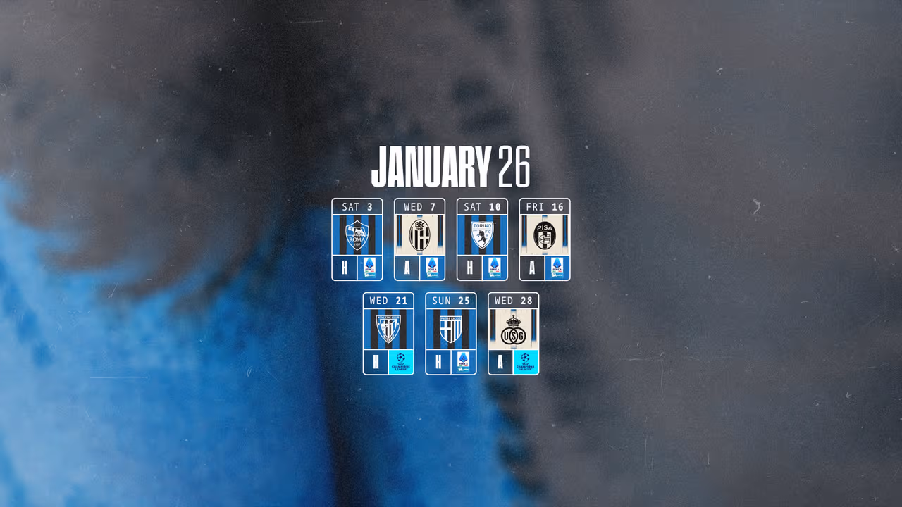 Gli impegni del mese, gennaio