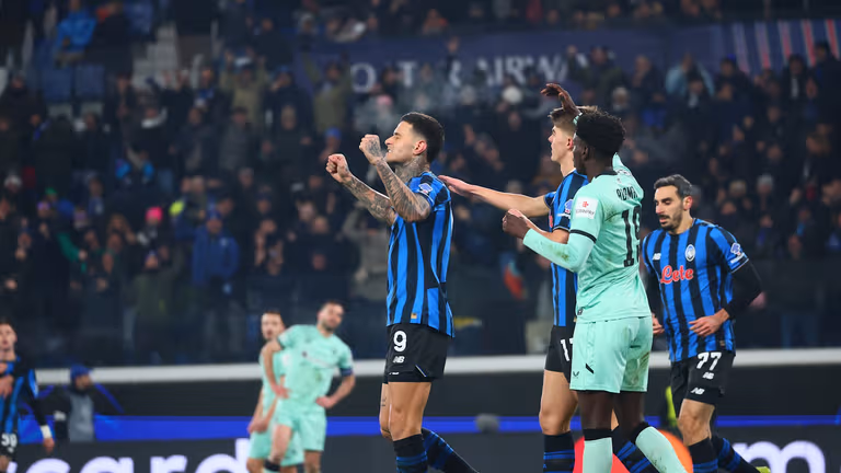 Scamacca esultanza dopo gol | Atalanta-Athletic Club | UCL MD7 League Phase 21-01-2026