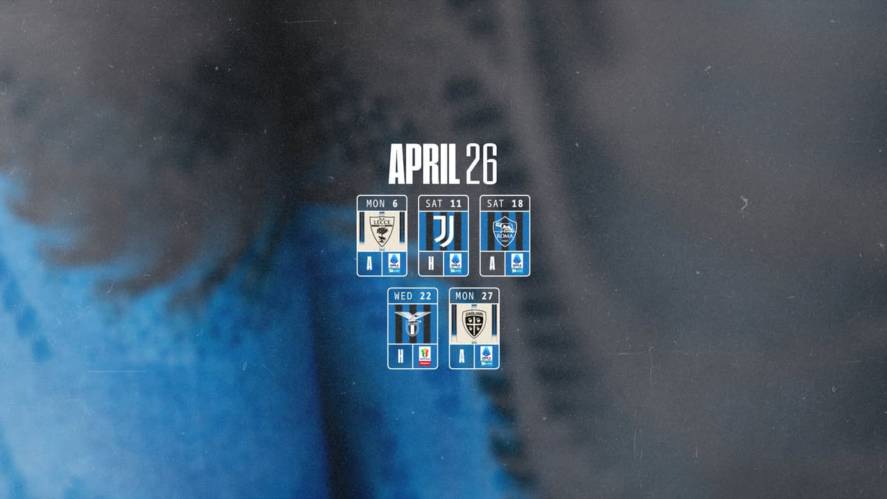 Gli impegni del mese, aprile