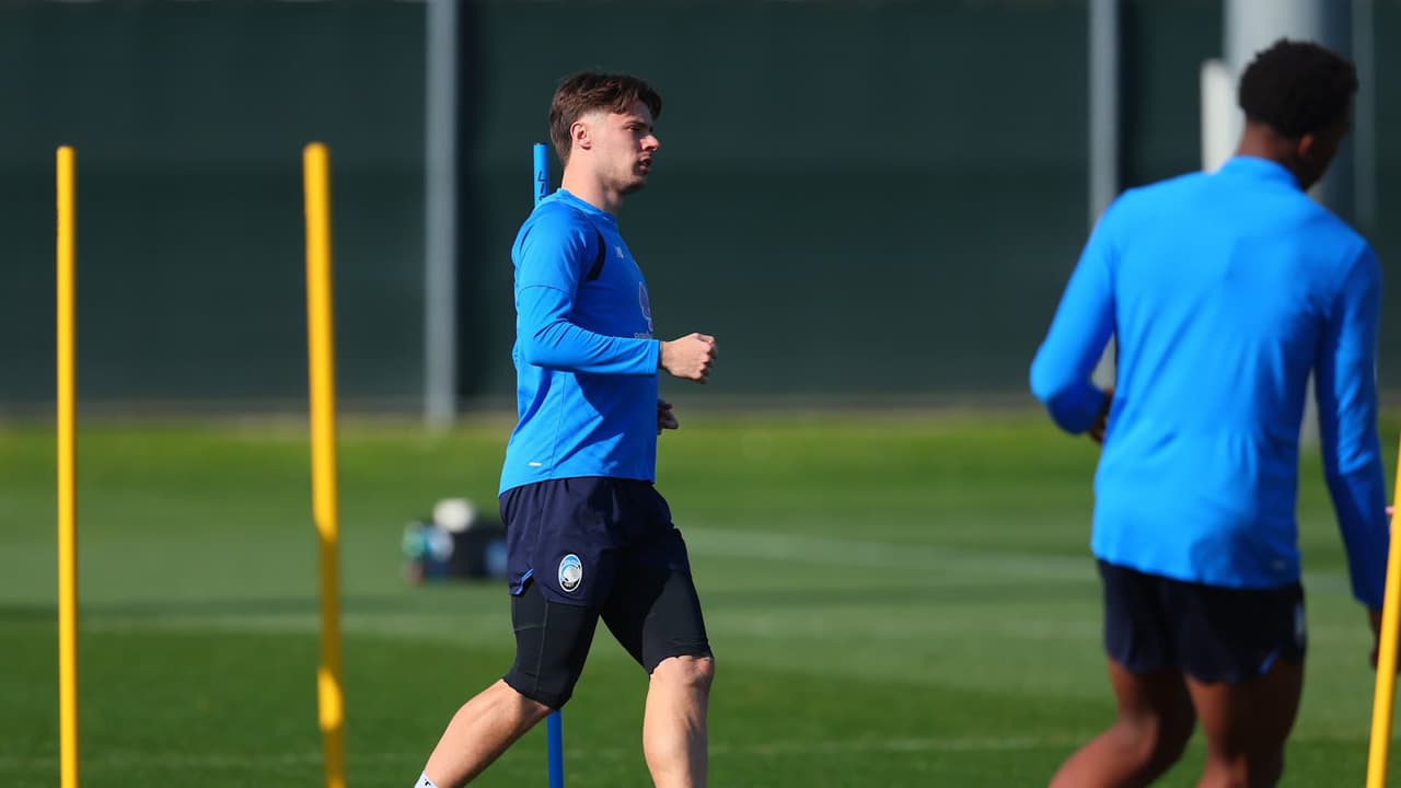 Allenamento pomeridiano in vista della partita contro il Lecce