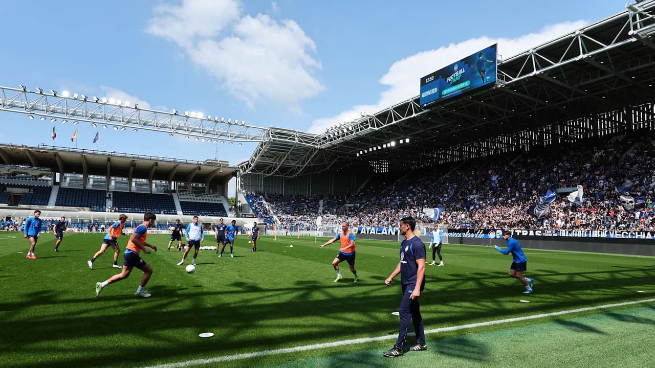 Allenamento in tarda mattinata alla New Balance Arena