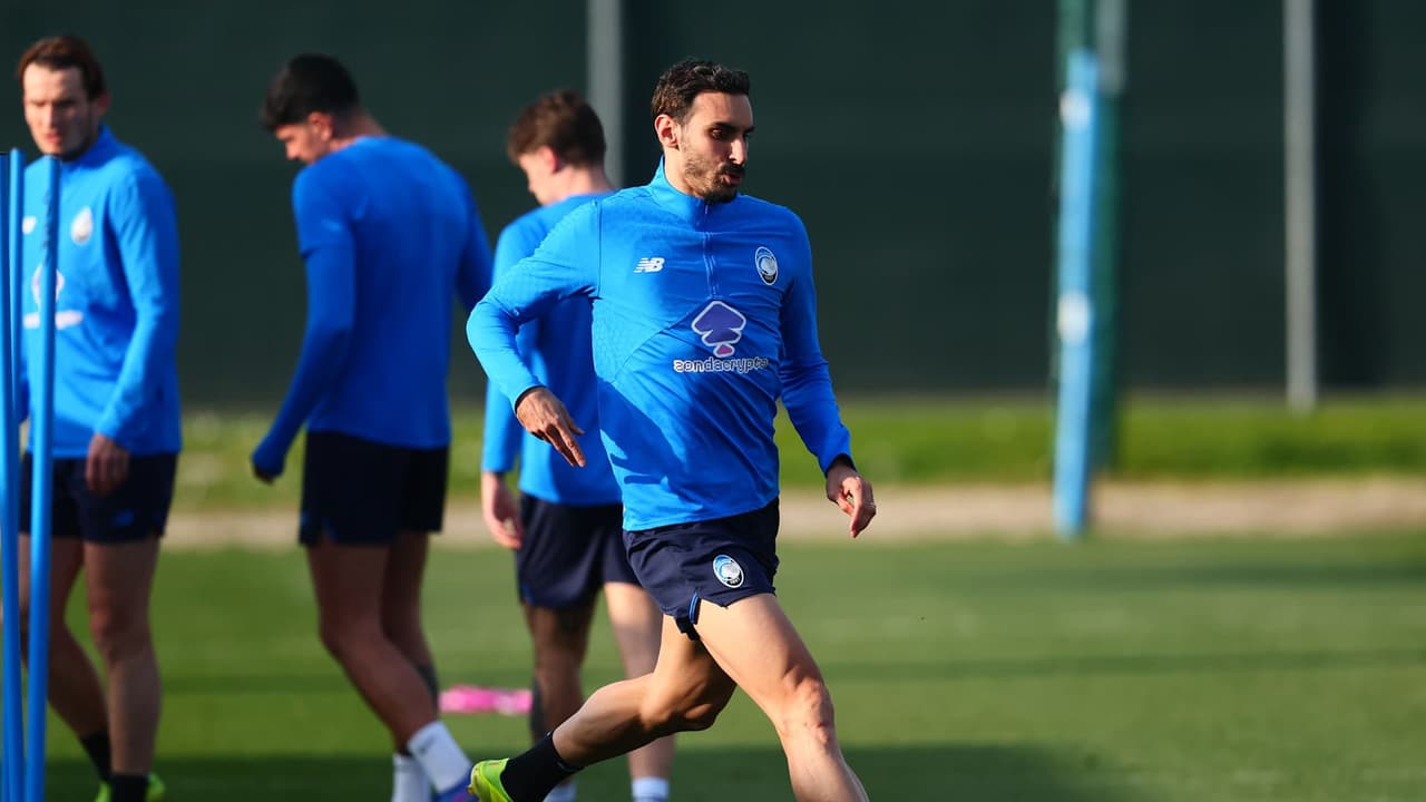 Allenamento mattutino in vista della trasferta a Cagliari