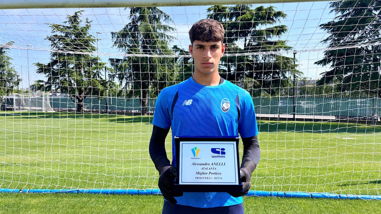 Primavera: ad Anelli il premio di miglior portiere del campionato