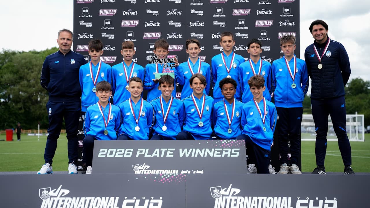 U12: a Burnley successo nell'International Youth Cup - Plate Competition