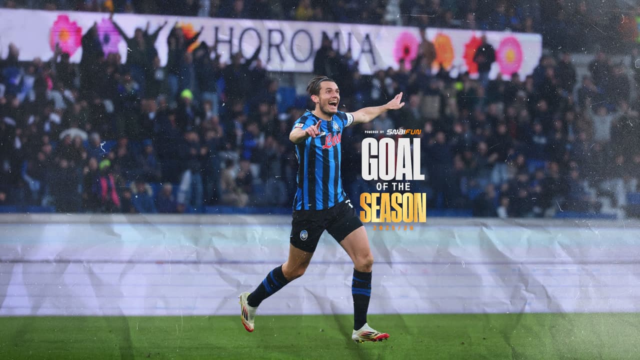 La firma del capitano: de Roon vince lo Snaifun Goal of The Season 2025/26!