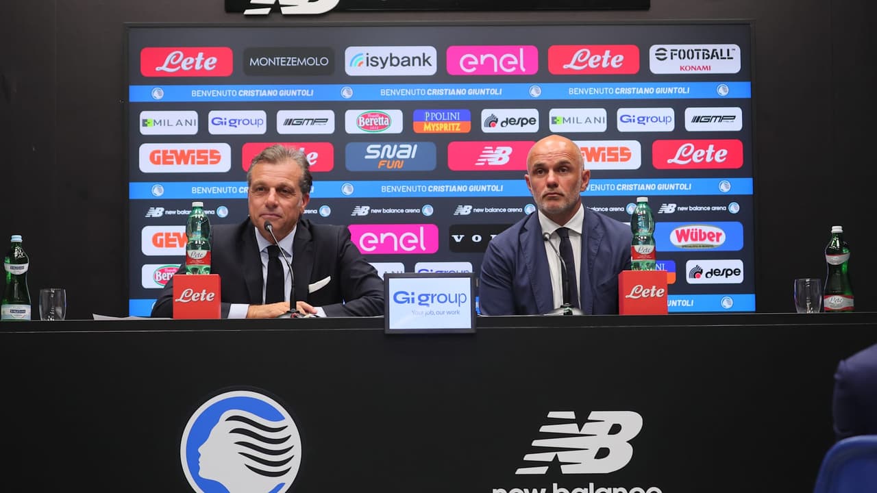La conferenza stampa di presentazione del Direttore Sportivo Cristiano Giuntoli