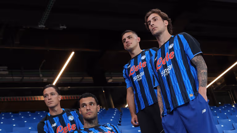 Backstage kit-shooting 2026-2027-Giacomo Raspadori-Gianluca Scamacca-Nikola Kristovic-Lorenzo Bernasconi-