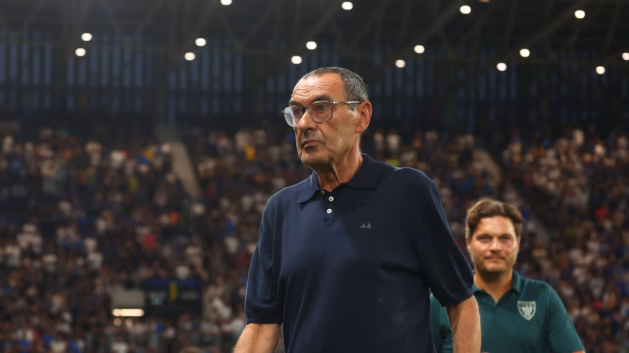 Maurizio Sarri dopo la vittoria nel XXVII Trofeo Bortolotti | Atalanta-Athletic Club 1-0