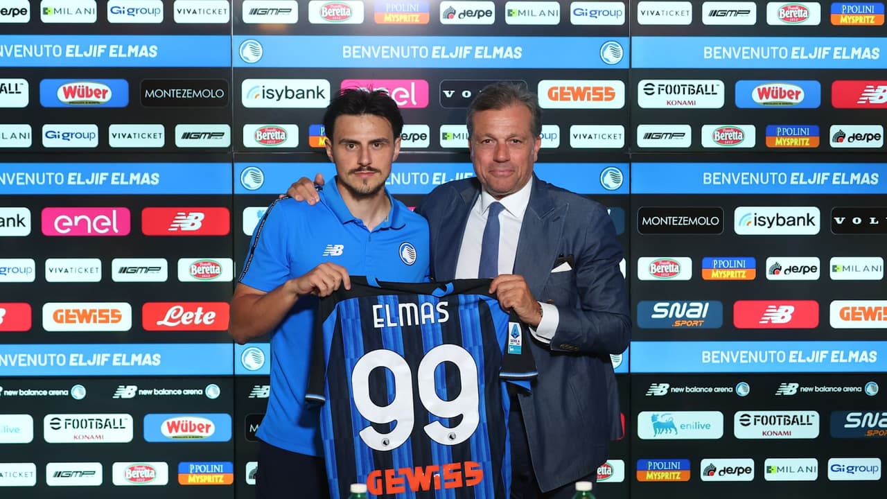 La presentazione ufficiale di Eljif Elmas