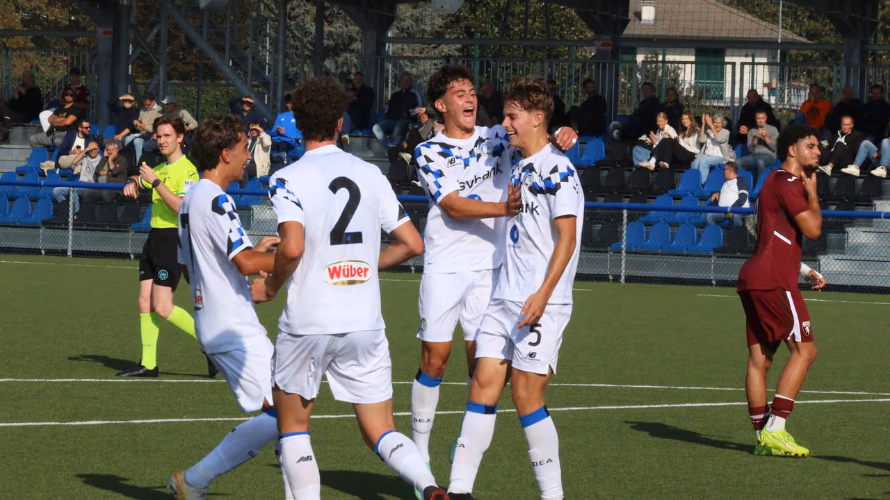 L'U18 supera 6-2 il Torino nel posticipo