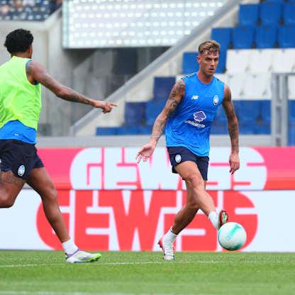 Allenamento allo stadio di Bergamo -maldini daniel233