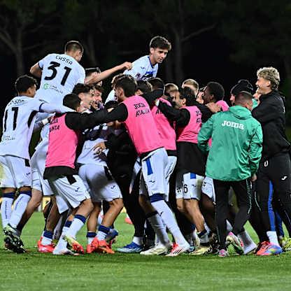 Ceresoli Andrea goal 1-2 esultanza - Playoff - AlbinoLeffe vs Atalanta U23 07-05-2025 143