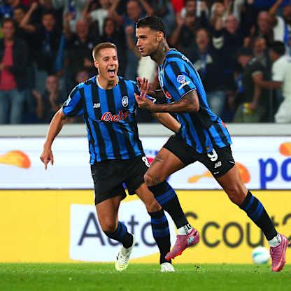 Serie A Enilive 2025-26 giornata 1 Atalanta-Pisa - dopogol scamacca gianluca020