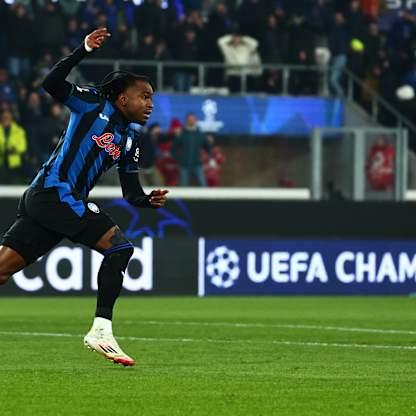 lookman ademola-UCL knockout play-off second leg match between Atalanta and Club Brugge_0031