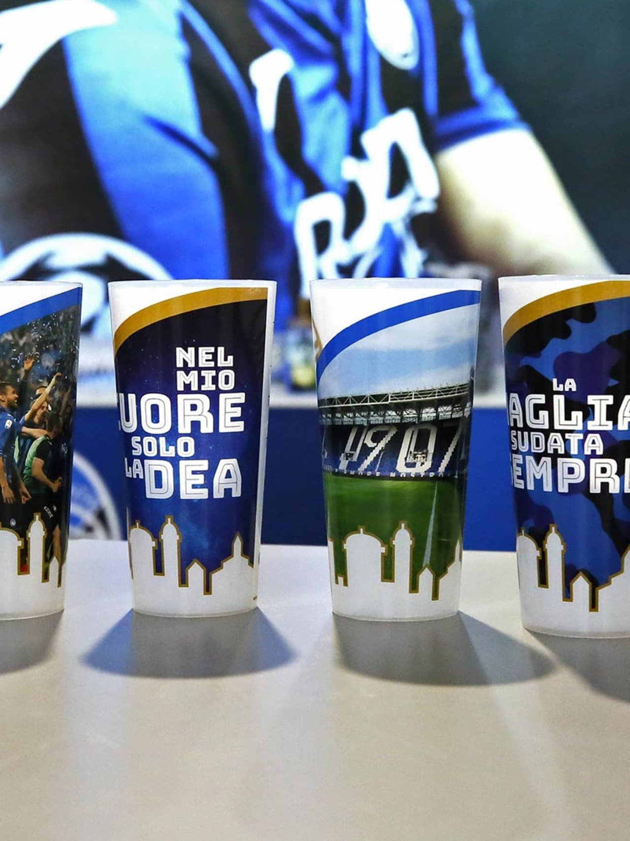 I bicchieri ecosostenibili Atalanta