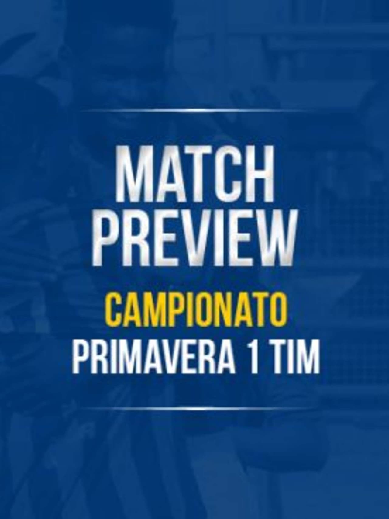 La Primavera ospita la Juve