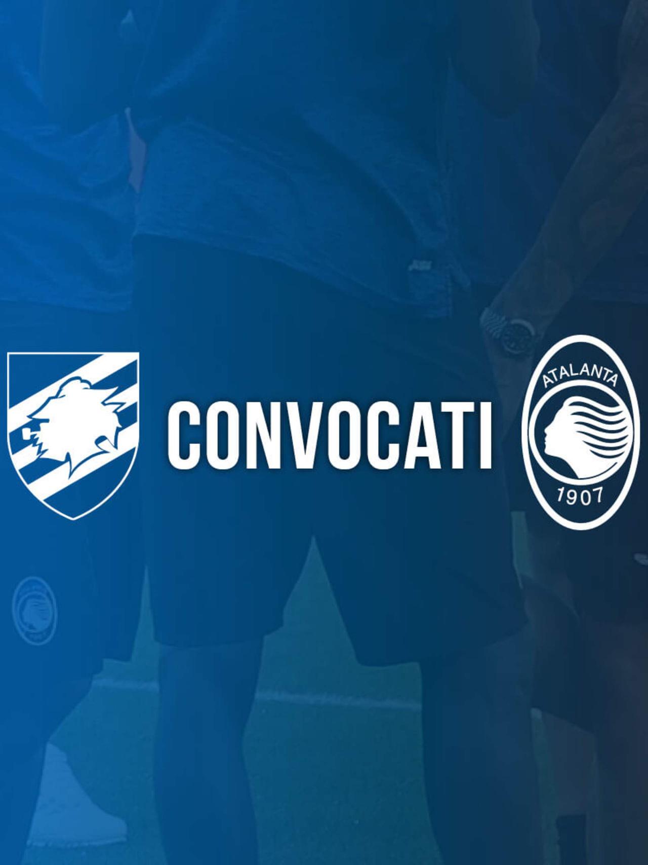 Sampdoria-Atalanta (09.11), i convocati