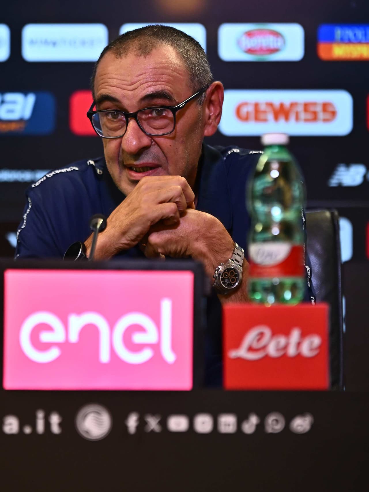 Verso Roma-Atalanta: la conferenza stampa di mister Sarri