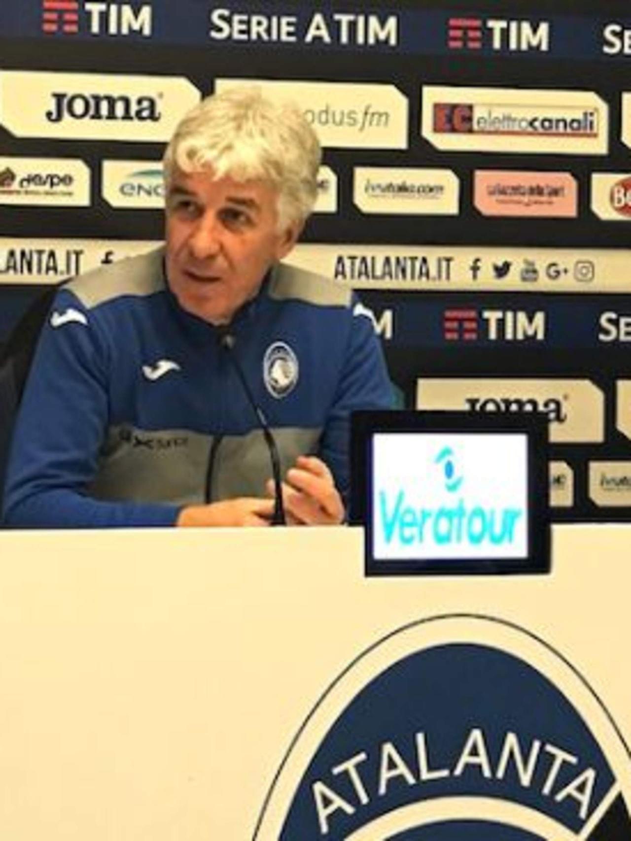 Roma-Atalanta, Gasperini in conferenza