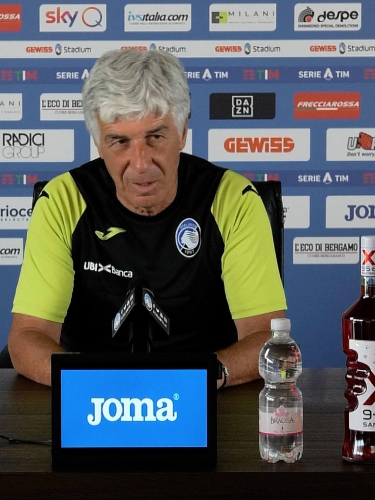 Gasperini on the eve of Atalanta-Napoli