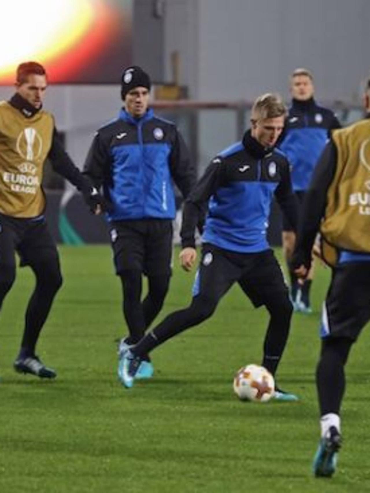 UEL Atalanta-Lione, allenamento pre-match