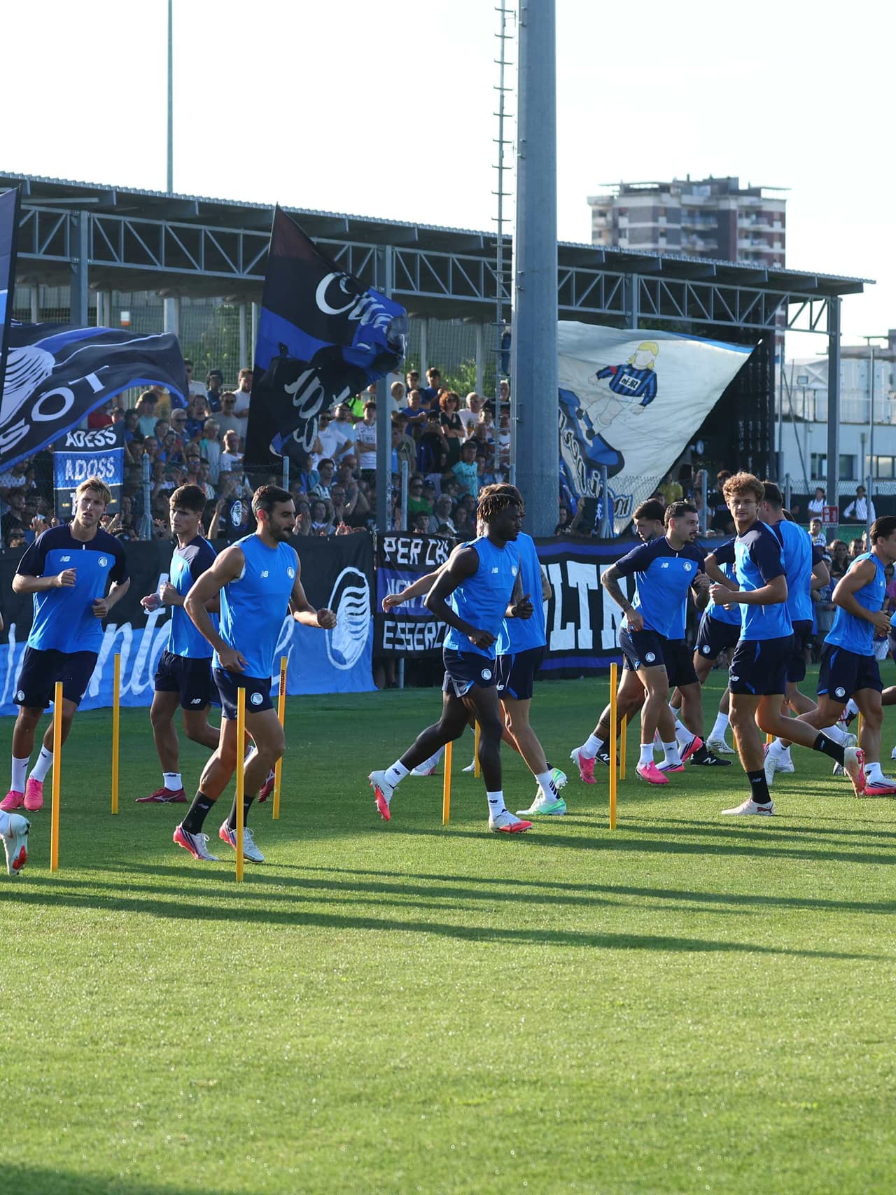 L'allenamento a porte aperte al Centro Bortolotti