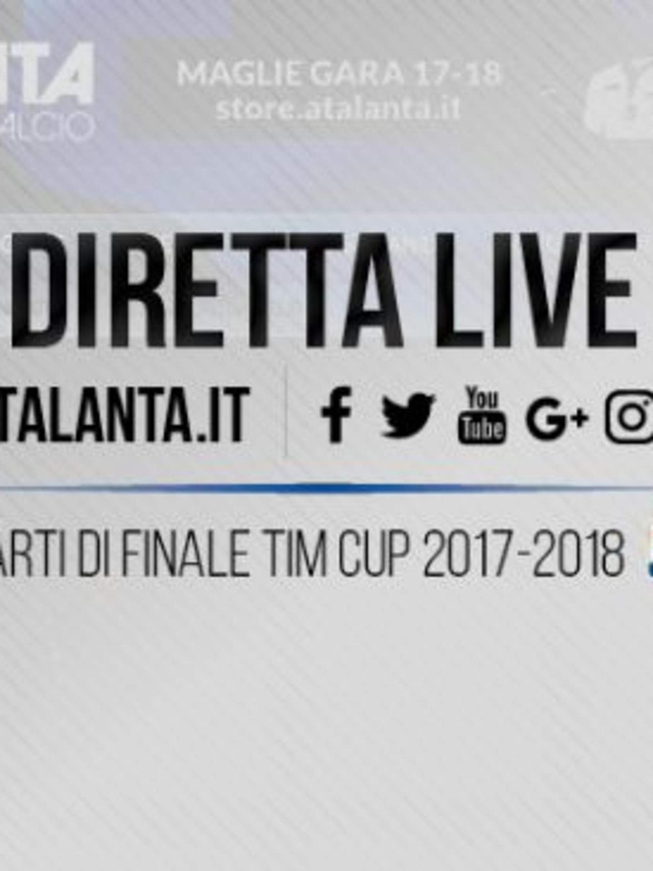 TIM Cup: diretta live Atalanta-Napoli