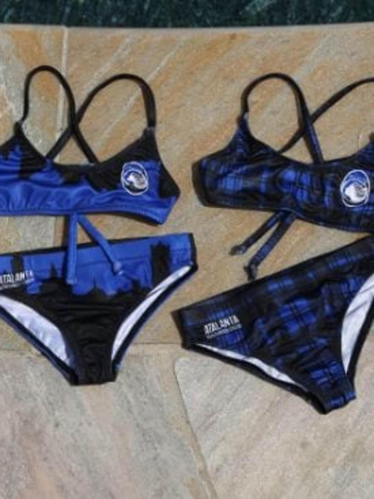 Mare nerazzurro, costumi donna e bambina