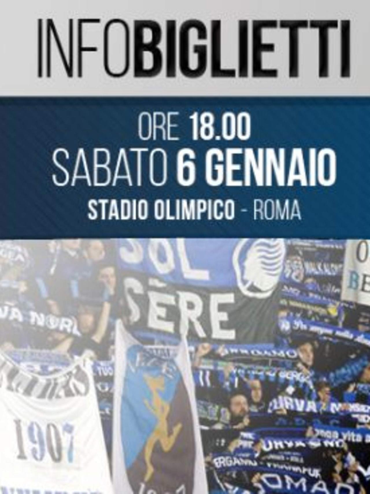 Roma-Atalanta, info biglietti