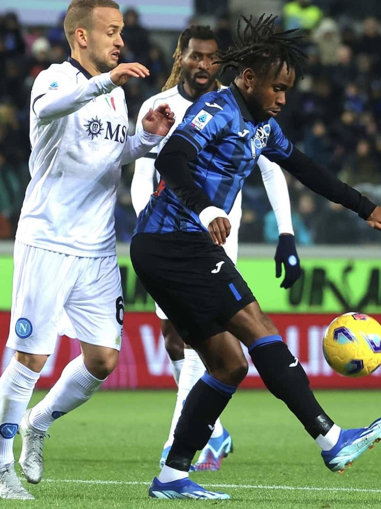 A segno Lookman, ma il Napoli passa al Gewiss Stadium
