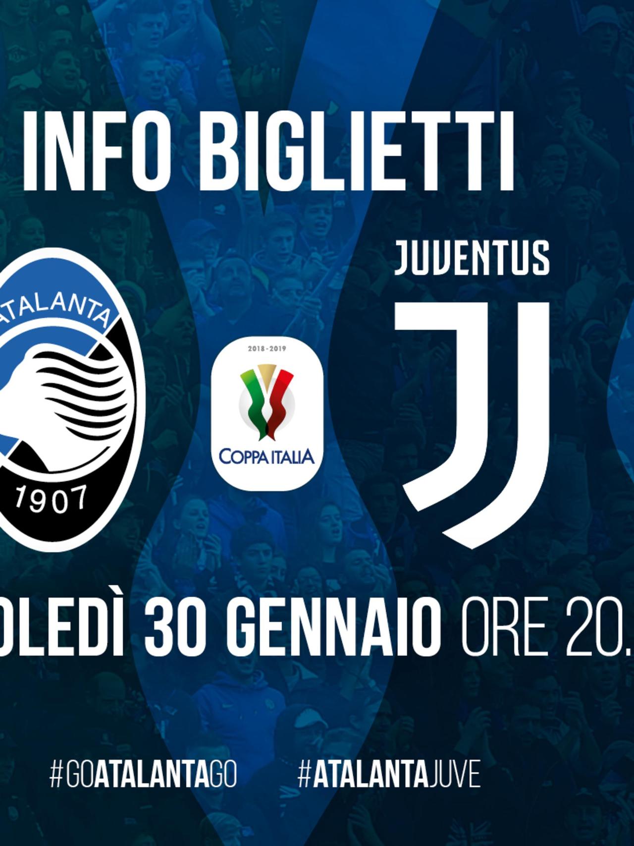 Coppa Italia, Atalanta-Juve: info biglietti