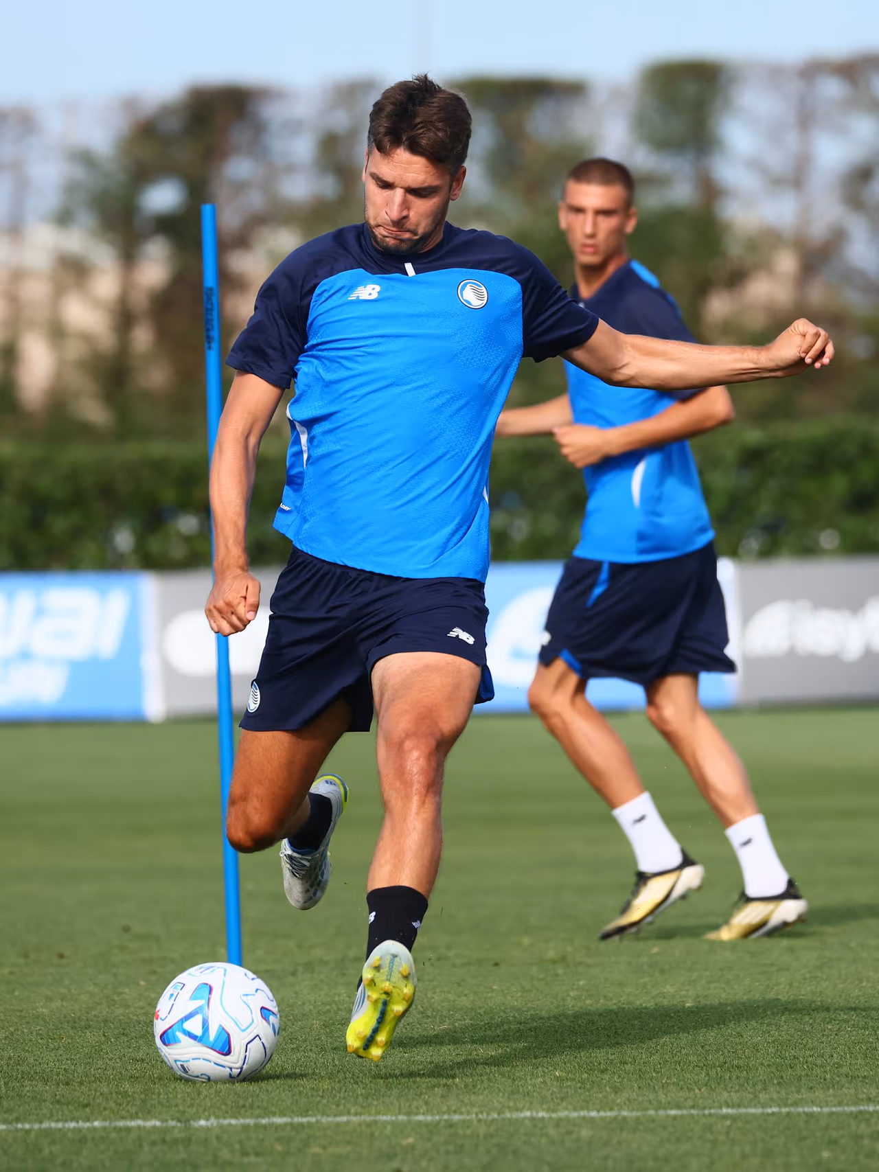L'allenamento dei nerazzurri al Centro Bortolotti