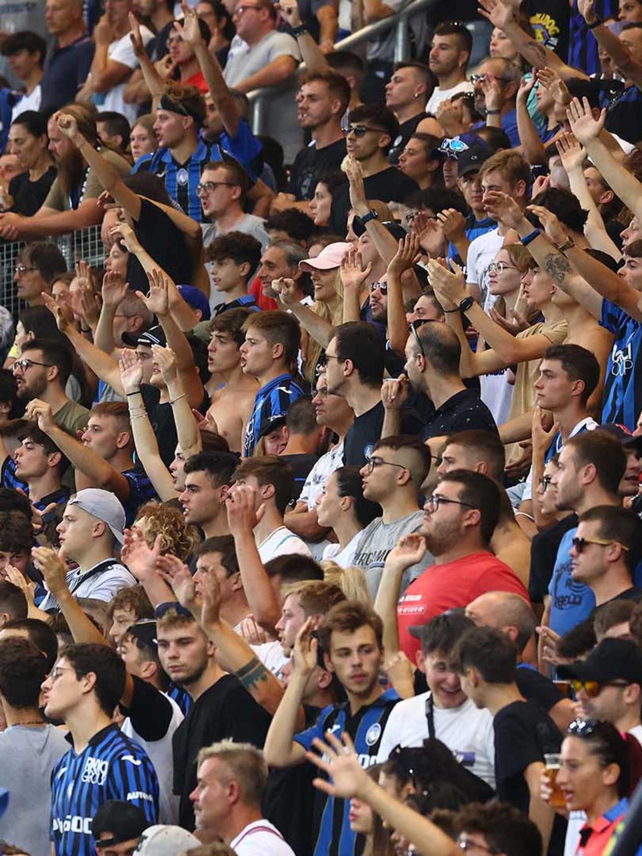 Allenamento al Gewiss Stadium: Curva Nord Pisani unico settore aperto